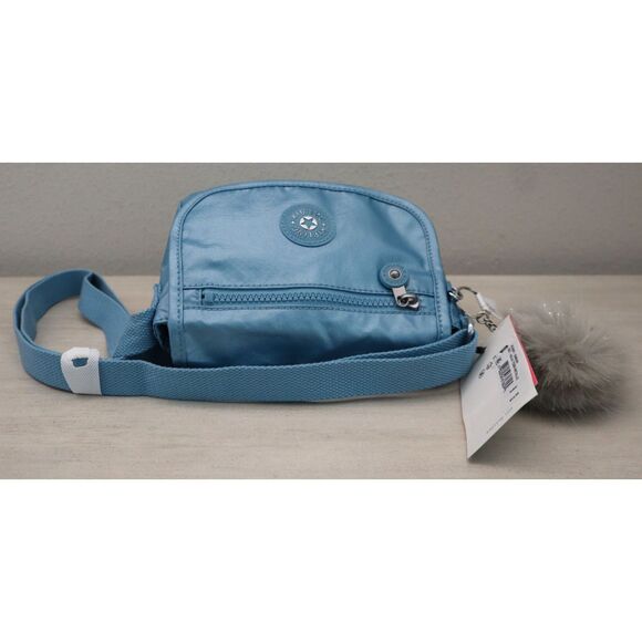 Kipling AC8281-0QC Women's Blue Aqua Tides Metallic Sabian Crossbody Bag - Picture 8 of 11